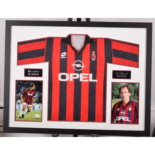 190 - FRANCO BARESI signed Shirt presentation