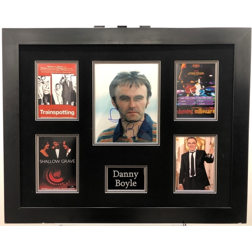 216 - DANNY BOYLE framed original signature presentation