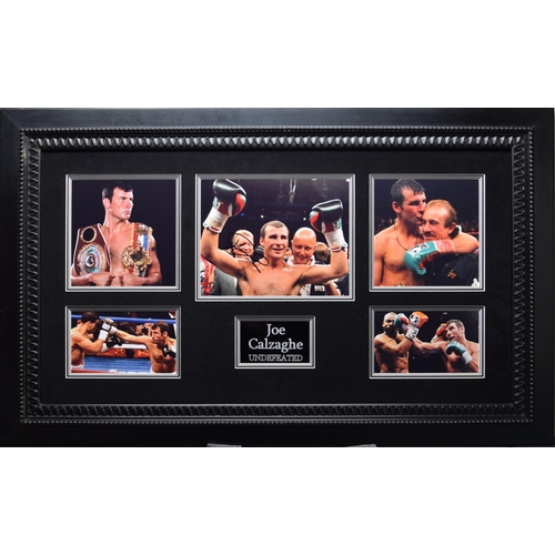 310 - JOE CALZAGHE original signature presentation