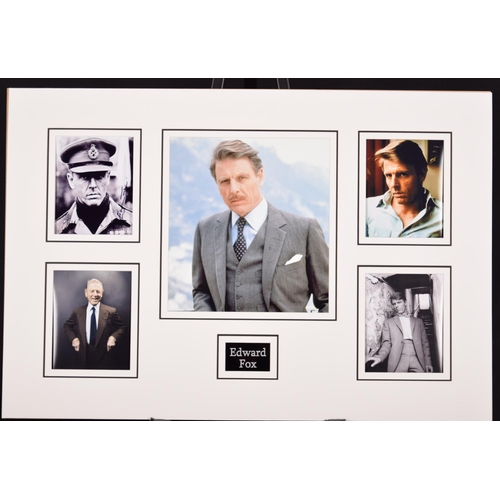 337 - EDWARD FOX original signed presentation