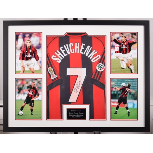 387 - ANDRIY SHEVCHENKO Signed Shirt from San Siro Football Museum