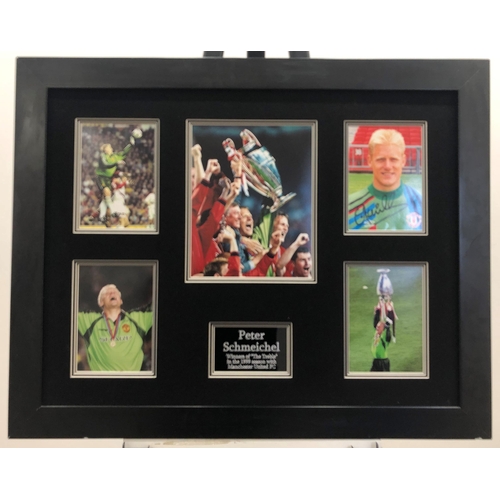 397 - PETER SCHMEICHEL framed original signature presentation