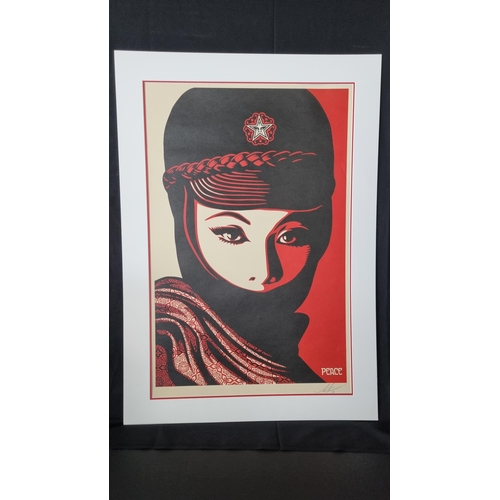 90 - Shepard Fairey Signed Lithograph.