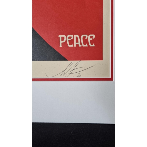 90 - Shepard Fairey Signed Lithograph.