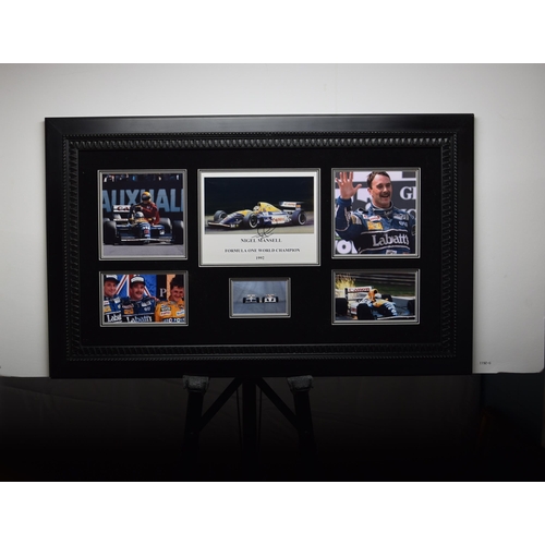 113 - NIGEL MANSELL original signature presentations