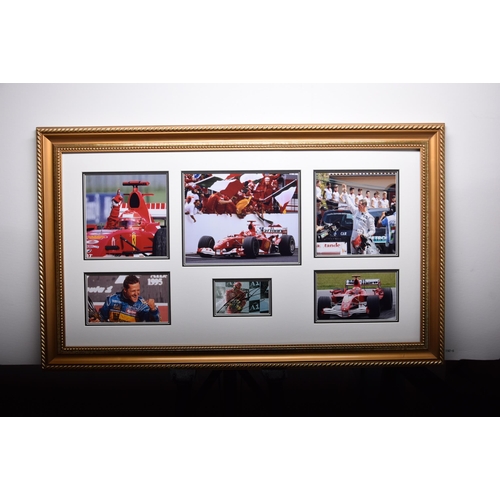 120 - MICHAEL SCHUMACHER original signature presentation.