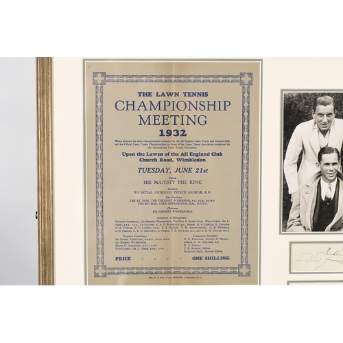 125 - Rare Original Wimbledon Signatures