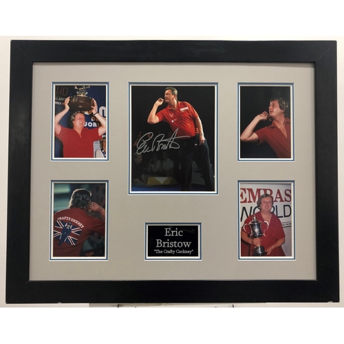 135 - ERIC BRISTOW framed original signature presentation