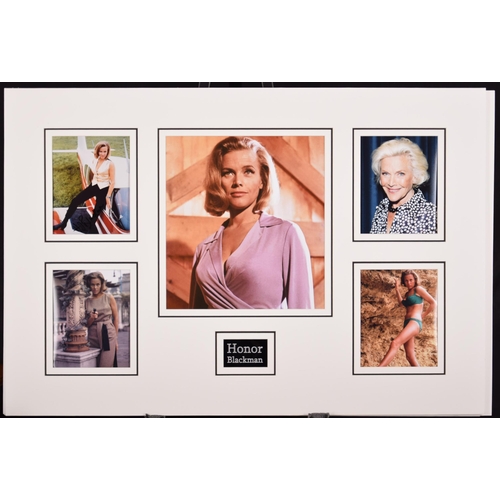 136 - HONOR BLACKMAN original signed presentation