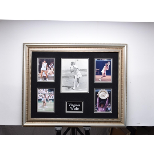 289 - VIRGINIA WADE framed original signature presentation