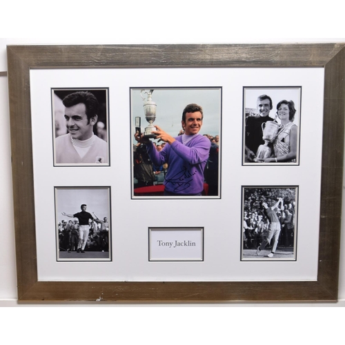 300 - TONY JACKLIN original signed presentation