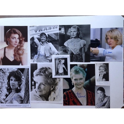 317 - BRITISH & AMERICAN WOMEN; Dora Bryan, Glenda Jackson, Katherine Hepburn, Jane Alexander, Natasha Ric... 