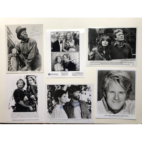 325 - SCREEN ACTORS; Robin Williams, William Warfield, Ali MacGraw, Ed Begley Jnr, Jay Mohr, Karen Allen &... 