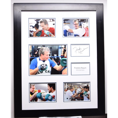 327 - FREDDIE ROACH original signature presentation