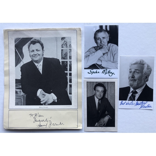 331 - THE GOONS; Spike Milligan, Harry Secombe, Peter Sellers & Michael Bentine original signatures.