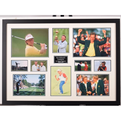 332 - BERNHARD LANGER original signed presentation