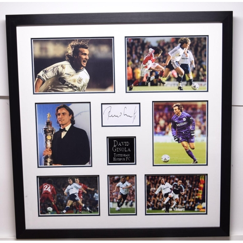 378 - DAVID GINOLA original signed presentation