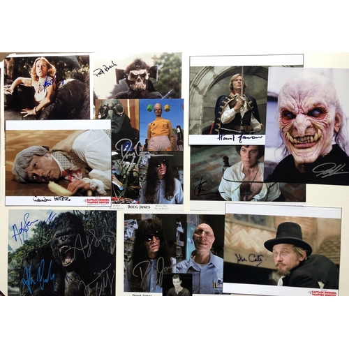 400 - FANTASY MONSTERS; Studio photos bearing original signatures