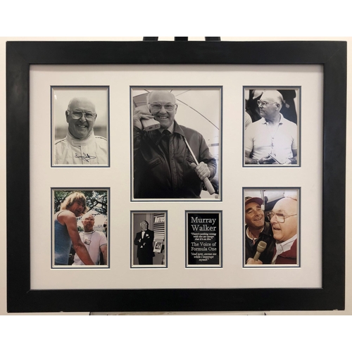 401 - MURRAY WALKER framed original signature presentation