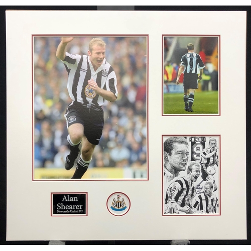 437 - ALAN SHEARER original signed presentation