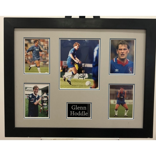 175 - GLEN HODDLE framed original signature presentation.