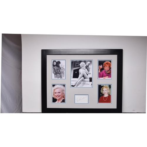 177 - SANDRA DICKINSON framed original signature presentation