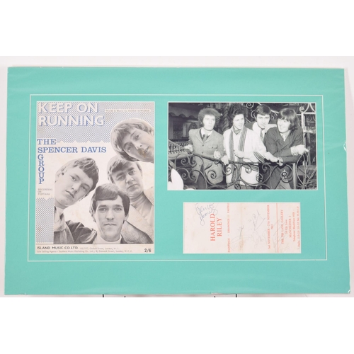 196 - THE SPENCER DAVIS GROUP original signature presentation