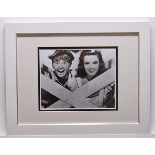 214 - MICKEY ROONEY original signed presentation