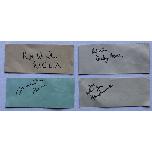 231 - PETER COOK & DUDLEY MOORE original signatures