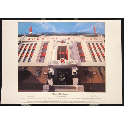 235 - ARSENAL (Arsene Wenger) original signed presentation