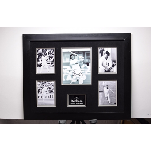 236 - IAN BOTHAM framed original signature presentation