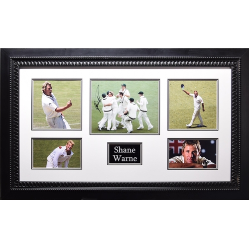 255 - SHANE WARNE original signature presentation