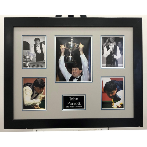 275 - JOHN PARROTT framed original signature presentation.