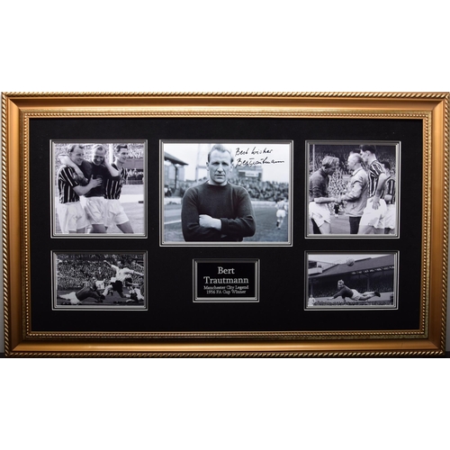 293 - BERT TRAUTMANN original signature presentation.