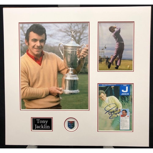 305 - TONY JACKLIN original signed presentation