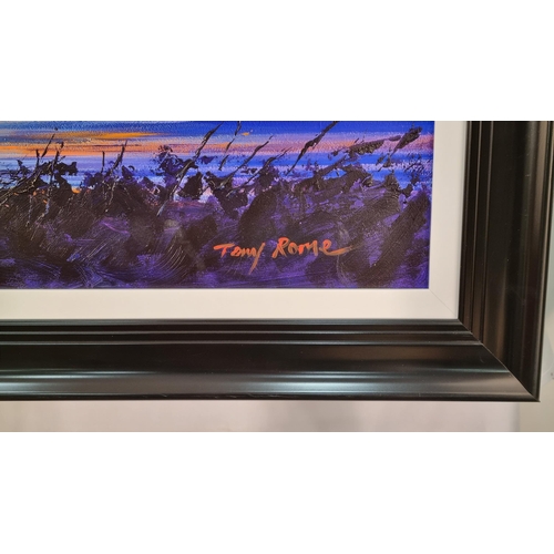 11 - Very Colourful Original Oil by Tony Rome. 