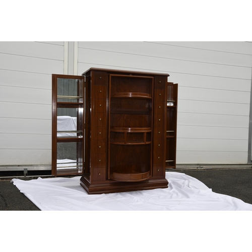 138 - Rosewood Revolving Bar Cabinet