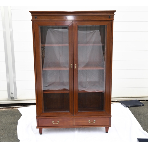 140 - Document Display Cabinet in Rosewood