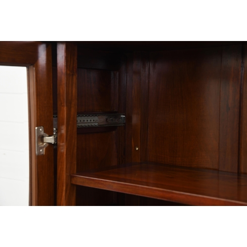 140 - Document Display Cabinet in Rosewood