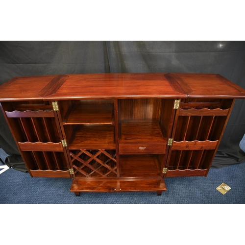 143 - Rosewood Hand Made Bar Cabinet