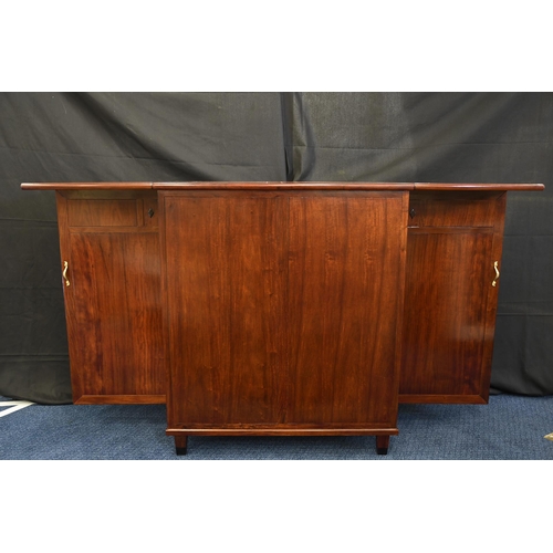 143 - Rosewood Hand Made Bar Cabinet