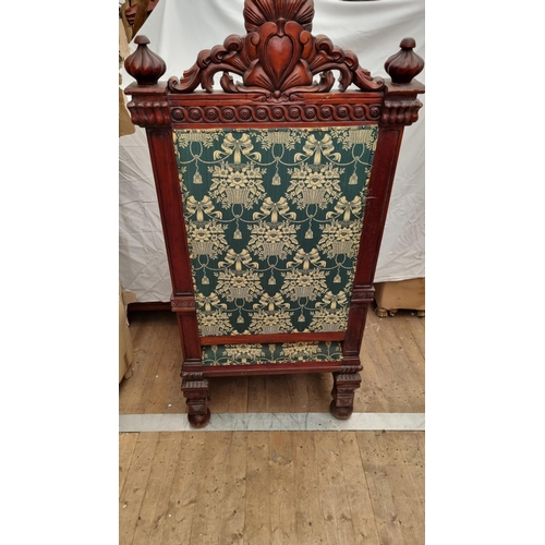 153 - Solid Mahogany 6ft High 