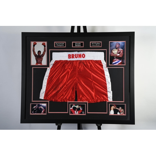 155 - Frank Bruno Signed Shorts