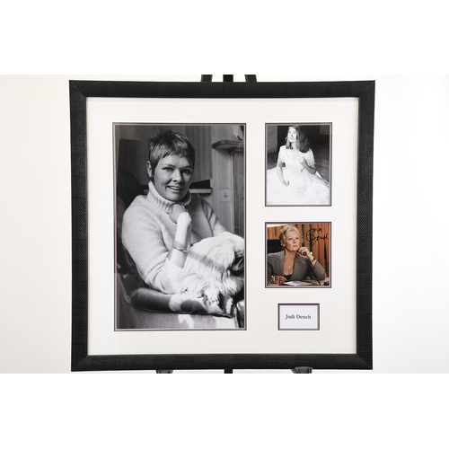 170 - Framed Judy Dench Signature