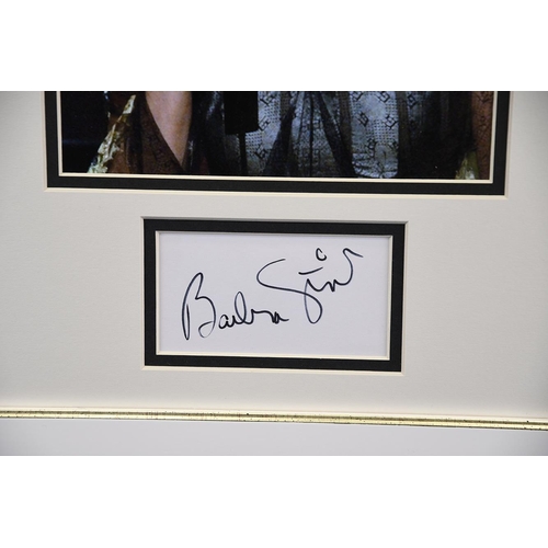 171 - Framed Barbra Streisand Signature