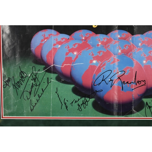 182 - Snooker Legends Original Signed Memorabilia Presentation.