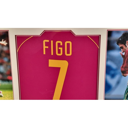 183 - Match Worn Luis Figo Shirt