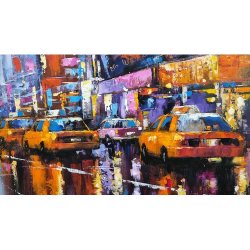 2 - Very Large Original Oil Painting of New York by Tony Rome