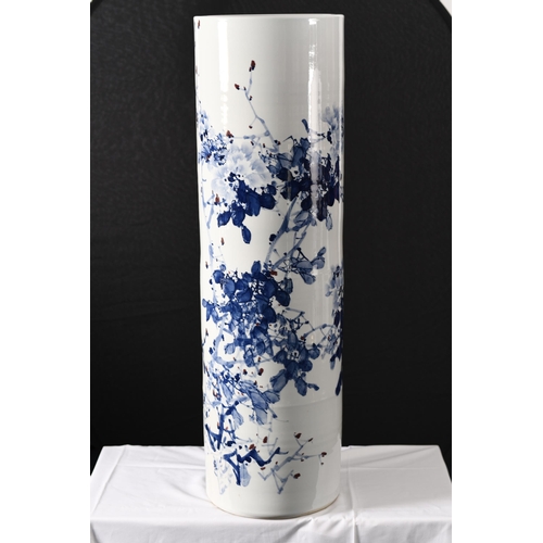 202 - 4ft Porcelain Hand Made Vase