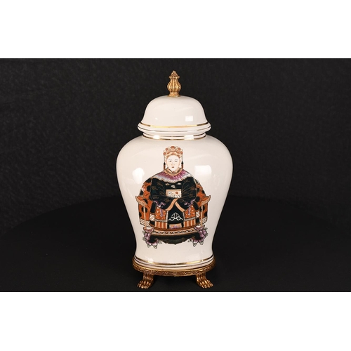 203 - Pair of Porcelain Temple Jars